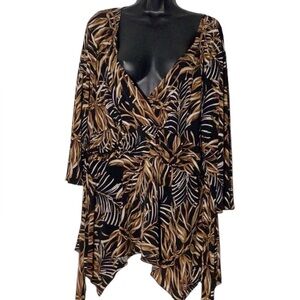 J.T.B Woman Long Sleeve Floral Top